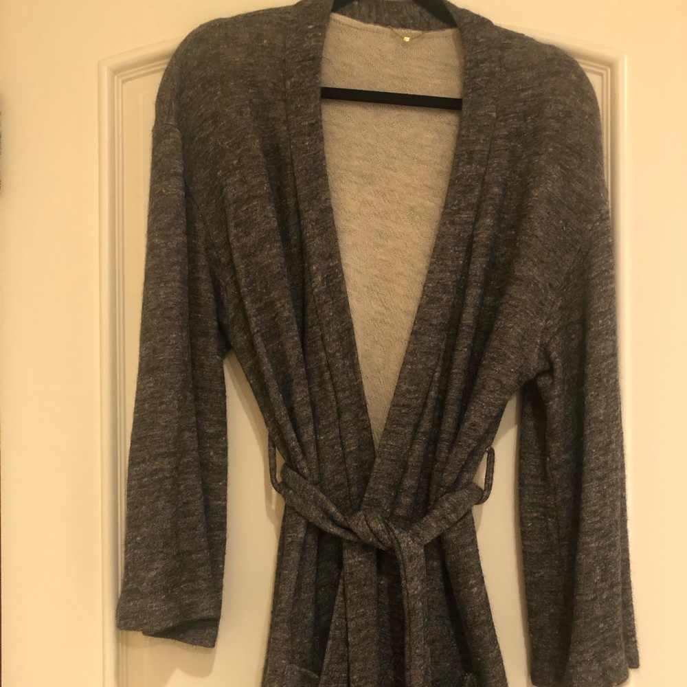 The Row sweater robe